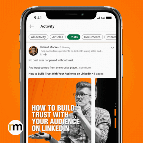 Richard Moore - Interesting content attracts people