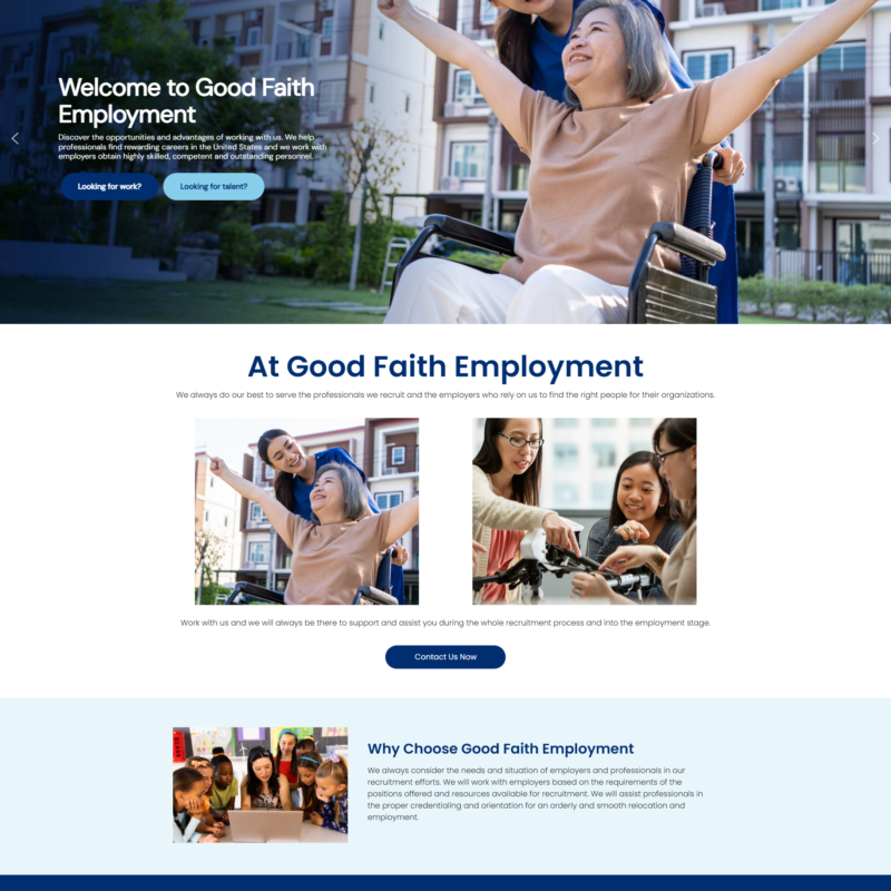 Good Faith Employment